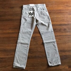Slim Straight Khaki Cords
